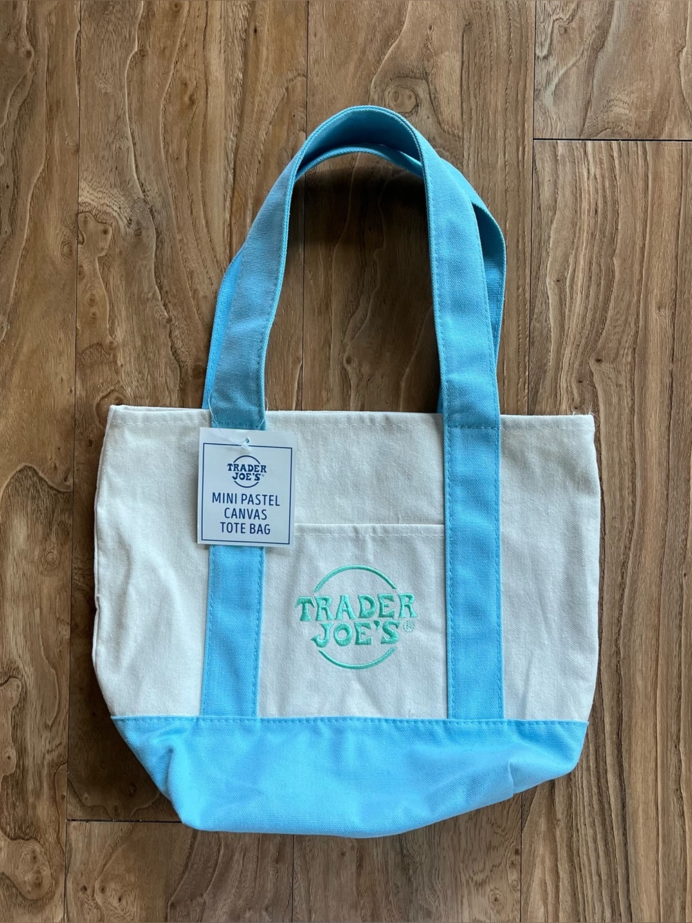 Trader Joe's NWT Pastel Mini Tote bag